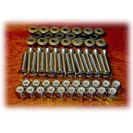 RT Bolts Boat or Marine Rail Mount Bolts • 20-Pack for 10 Fittings • No Rust Stainless