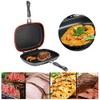 CHICIRIS Double Sided Frying Pan, Aluminum Grill Pan for Kitchen,
