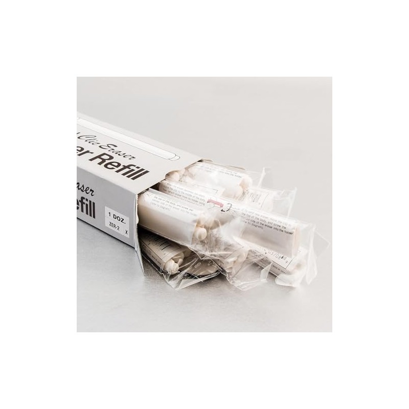 Pentel Repuesto para Goma Clic Eraser Caja con 12 piezas-ZER-2X
