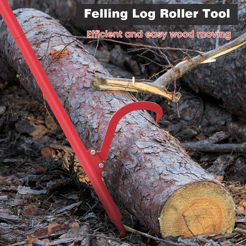 61 in Felled Cant Hook Logging Tool with Rubber Grip