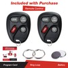 KeylessOption Keyless Entry Remote Control Car Key Fob for Chevy