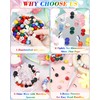 180PCS FIVEIZERO Rhinestone Beads for Baseball Necklace Bracelets Jewelry Making,