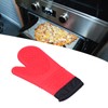 Silicone Oven Mitts with Cotton Heat Insulated Anti Scalding Baking