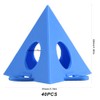 RUGLAMZHIP 40pcs Pyramid Stands, Painters Pyramids, Painter's Painting Stands Pyramids,