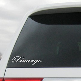 Kramer Durango Decal Mexico State Sticker for Car Vinyl Decal Truck Window Vehicle Bumper Decal (11", White)