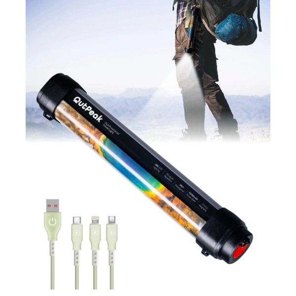 OUTPEAK 10050 Capacity Flashlight Strong Light | Multifunctiona