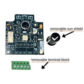Generic EMX IRB-4X2 Infrared PHOTOEYE KIT - Transmitter RECEVIER Safety SENSORS, Dark Gray