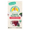 Newman's Own Organic Elderberry Hibiscus Tea Containing Healthy Antioxidants with
