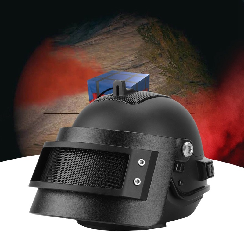 Portable Mini Helmet Shape Bluetooth Wireless Speaker Rechargeable Stereo System