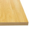 QUSKLISU Rectangular Countertop, Adjustable Standard Countertop Rectangular Rubberwood Butcher Block