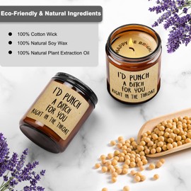 HBESTIE Birthday Gifts for Women, Friendship Gifts for Best Friend Women - Gag Gifts for Her, Scented Candle, Boss Gifts, Mothers Day Gifts for Mom, Girlfriend, Soul Sister, BFF Gifts