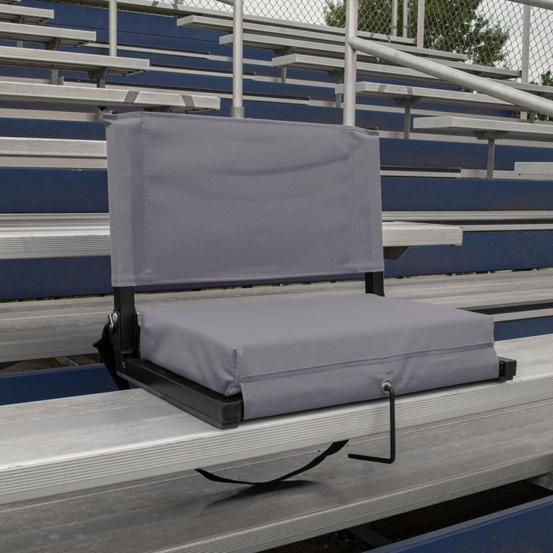 HomeStock Handcrafted Haven Products Stadium Chairs for Bleachers with Back