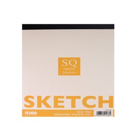 Muse The Sketch 180 CH-4118 SQ (Square) 7.1 x 7.1 inches (180 x 180 mm), 275.6 lbs (125 kg), White, 70 Sheets