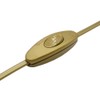 1.5 m Gold Connection Cable with Euro Plug and Cord