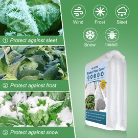 WOSCMI Plant Covers Freeze Protection 10ft x 30 ft Row Covers for Garden Beds Planket Frost Protection Plant Cover Floating Row Cover