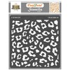 CrafTreat Reusable Cheetah Print Stencil for Crafts - Cheetah Skin