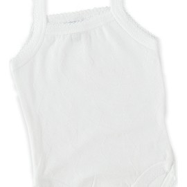 BABIDU Baby Bodysuit with Thin Straps, 100% Soft and Breathable Cotton, Ideal for Newborn Girls and Boys, Comfortable Baby Clothes, Sleeveless Bodysuit for Babies up to 36 Months, Unisex