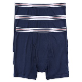 Harbor Bay by DXL Men's Big and Tall 3-pk Boxer Briefs Navy 5XL