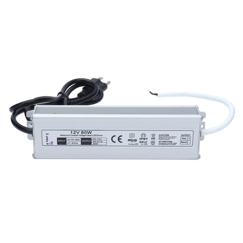 Waterproof IP67 Power Supply High Efficiency Safe Stable Multiple Protection