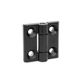 Ganter Normelemente GN 237.3-NI-60-60-A-SW Heavy Duty Hinge Stainless Steel NI Silver 60 x 60 mm