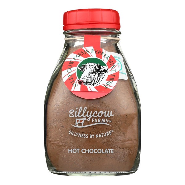 Silly Cow Farms Hot Chocolate Peppermint Twist ~ All Natural ~ 16.9 oz