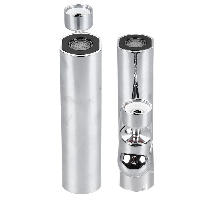 Waterfall Universal Faucet Extender Copper and ABS Anti Splashing Bathroom