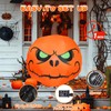PIPIMOUSE 4 FT Halloween Inflatables Pumpkin Outdoor Decorations