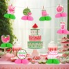 kreat4joy Watermelon Baby Shower Decorations Girl, 8pcs a Little Watermelon
