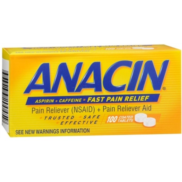 Anacin Tablets 100 Tablets (Pack of 3)