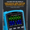 Fluorescent Digital Oscilloscope 2.8in Display 3000mAh Dual Channel Signal Generator
