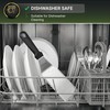 Anmarko Stainless Steel Metal Spatula, Hamburger Turner with Black Handle