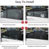 AUTOXBERT 4× Universal Car Side Window Sun Shade Breathable Screen