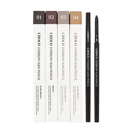 skin food 1+1 Skinfood Choco Eyebrow Slim Pencil 0.13g 01 Dark Brown / 1+1 스킨푸드 초코 아이브로우 슬림 펜슬0.13g 01 다크브라운