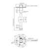 240 to 33ohms Fuel Sending Unit 10in IP67 Waterproof Universal
