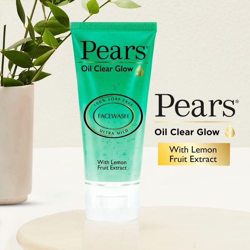 Pears Oil Clear Glow Face Wash, 60gm