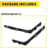 WenQi Pair Rear Bumper Brackets For 2013-2019 Nissan Sentra Driver