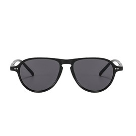Long Keeper Vintage Pilot Sunglasses Women Men Retro Pilot Style Square Sunglasses Retro 70's Shades UV400 Protection (Black Grey)