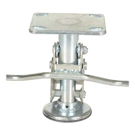 Vestil FL-4 Economical Floor Lock, Heavy Duty Steel, 5"- 5-7/8" Height, 4-1/2" x 4" Top Plate