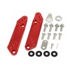 POSH GSX250R 088072-02 Motorcycle Accessories Step Up Plate, Red
