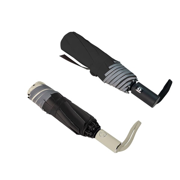 BAODINI Premium Compact Umbrellas for Rain and Sun Protection UPF