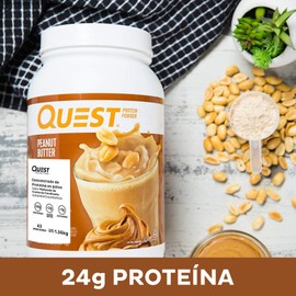 Quest Nutrition Quest Nutrition Peanut Butter Protein Powder, 23g Protein, 1g Sugar, Low Carb, Gluten Free, 3 Pound, 43 Servings