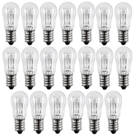 OCS Parts 6S6-80 Light Bulbs | 20-Pack | 6 Watt 80 Volt S6 E12 Candelabra Screw Base Lamps | 3,500 Hour Replacement Light Bulbs