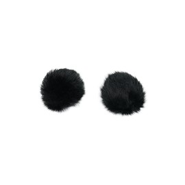Hollyland Furry Windshield for Lark M2 Transmitter, Black, Pair
