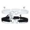 2pz Pulseras Pareja Con Imán Love Amor Infinito Regalo Mujer
