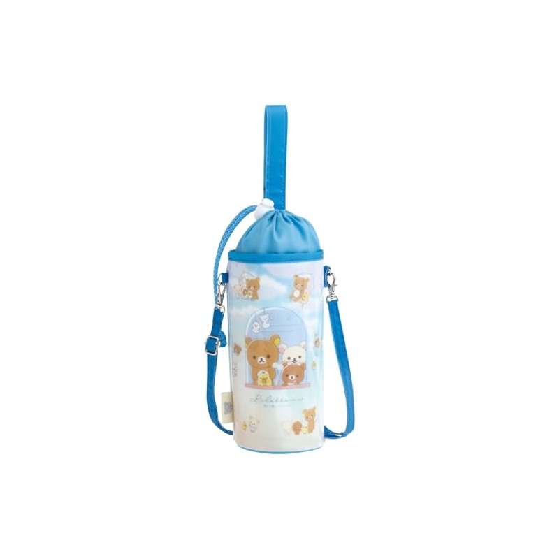 San-X Rilakkuma CA69801 PET Bottle Pouch H9.1 x W3.5 inches