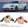 2PCS Car Battery Terminal 4 Way Positive Negative Copper Quick