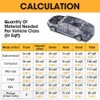 YesBes Sound Deadening Mat - 30 Pcs Automotive Noise Insulation