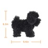 Apricot Lamb Stuffed Animal Dog Puppy Poodle stand Teddy dark
