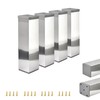 Furniture Feet, Metal Table Legs, Height Adjustable, Sofa Feet, Aluminium