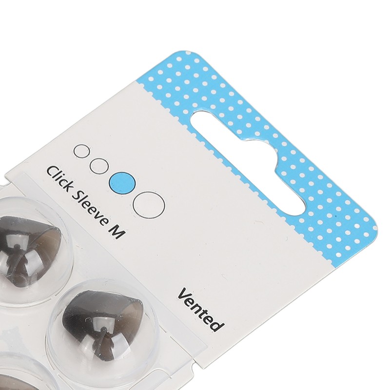 6pcs Silicone Click Sleeve Accessory Protect Ears Washable Sound Amplifier